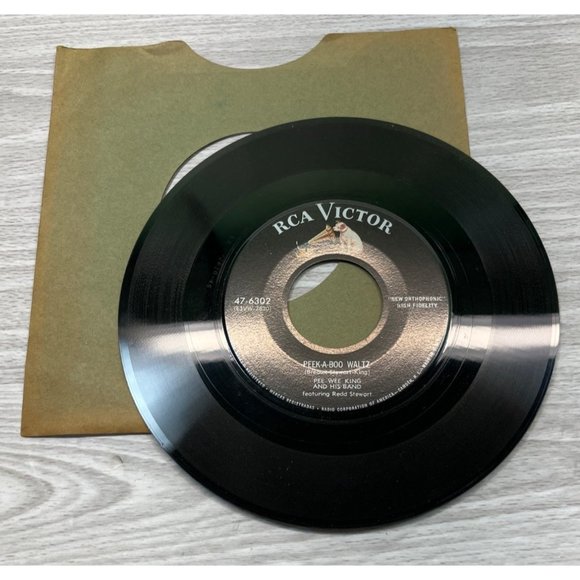 Pee Wee King Peek-A-Boo Waltz / You Won't Need My Love Any More 45 Country RCA - Picture 3 of 4